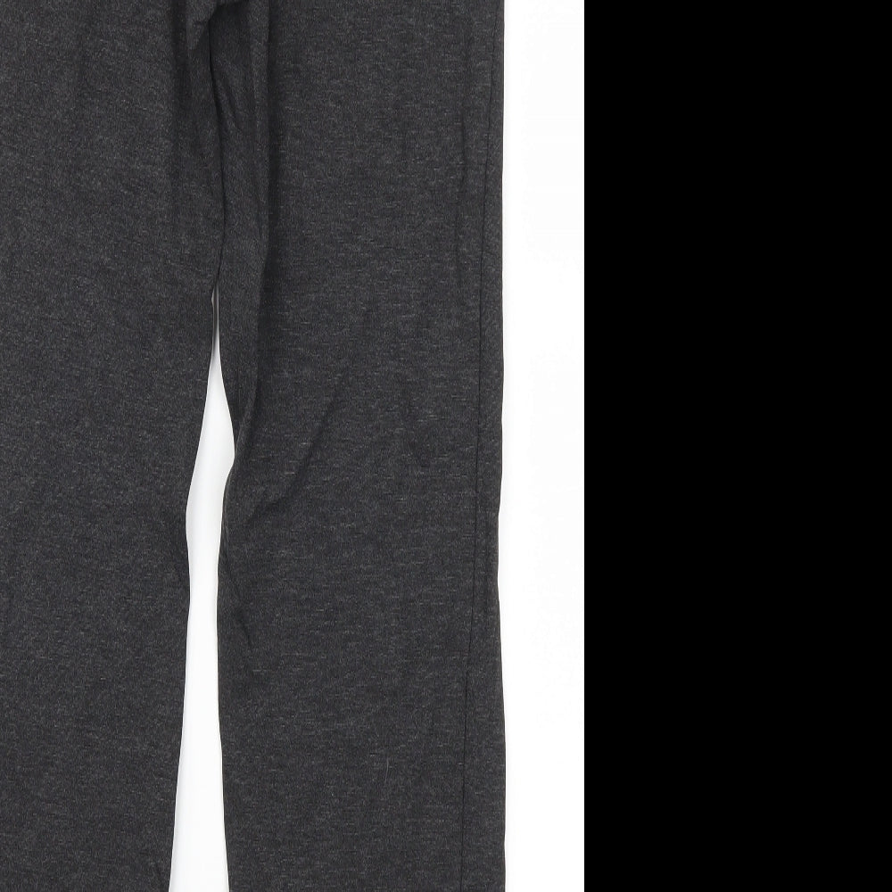 Womens UK Size 10 Marks and Spencer Regular Fit  Grey Trousers