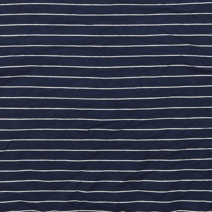 Marks and Spencer Mens Blue Striped  Pullover Jumper Size S