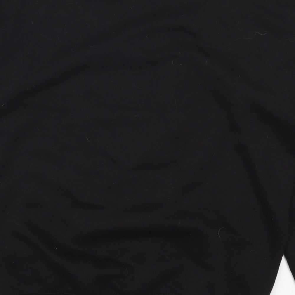 Malaika Mens Black   Pullover Sweatshirt Size M  - Santa Time For A Beer