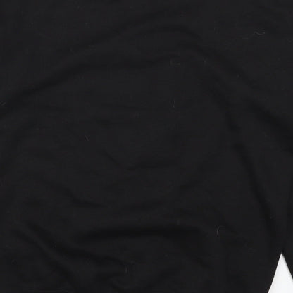 Malaika Mens Black   Pullover Sweatshirt Size M  - Santa Time For A Beer