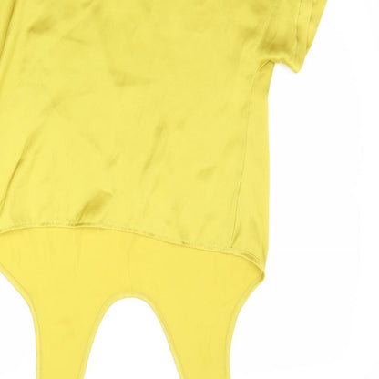 Atmosphere Womens Yellow   Basic Blouse Size 14