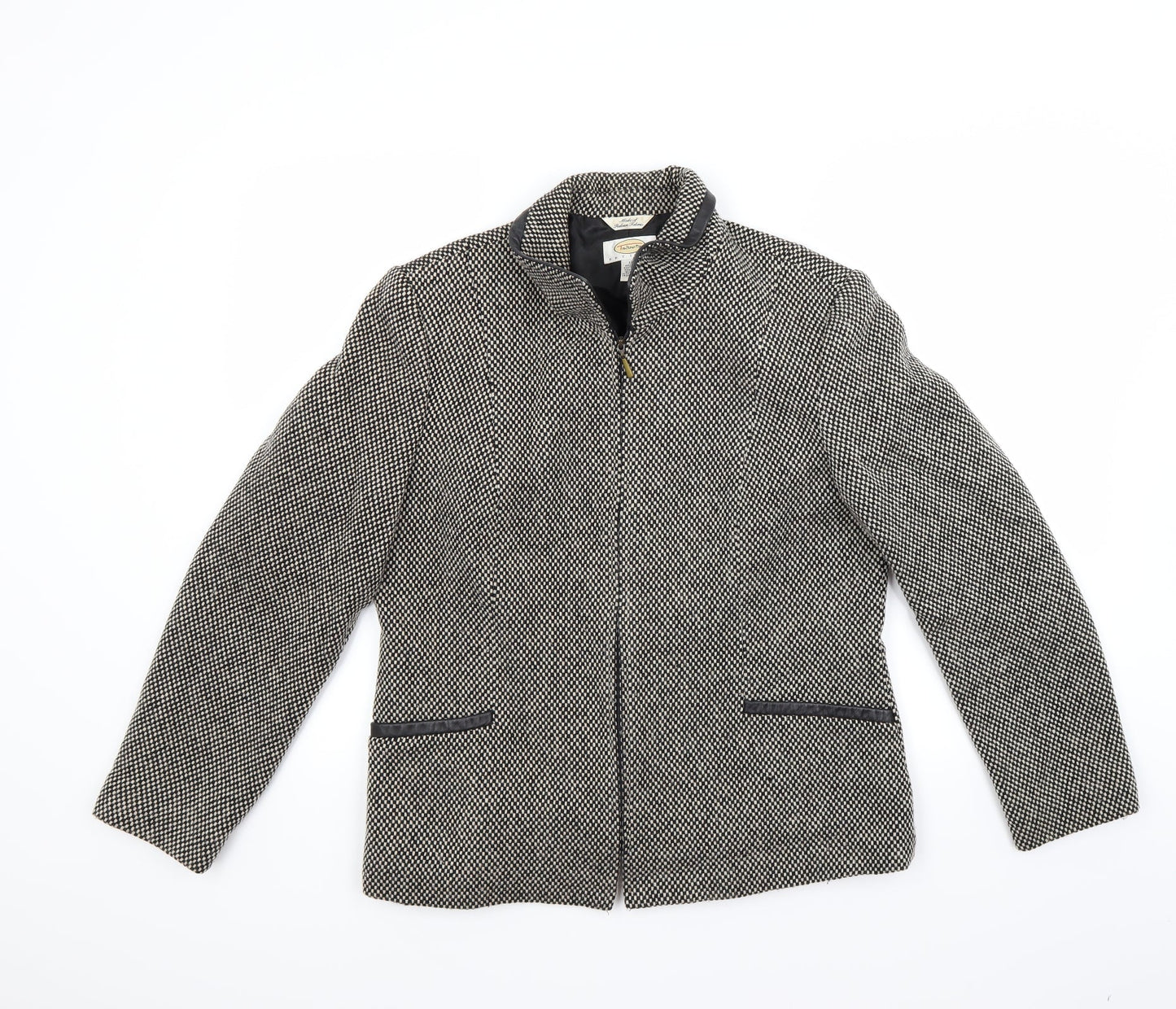 Womens UK Size 12 Talbots Grey Jacket