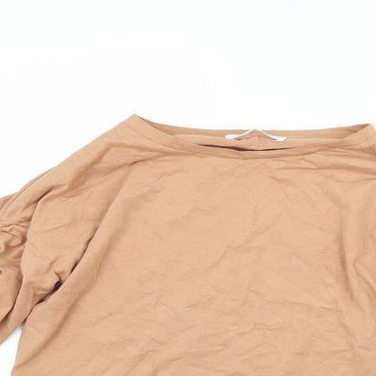 Mng Womens Beige   Basic T-Shirt Size S