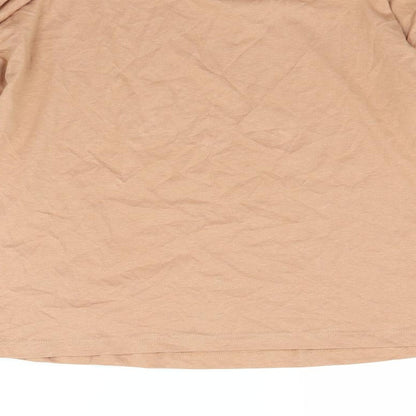 Mng Womens Beige   Basic T-Shirt Size S