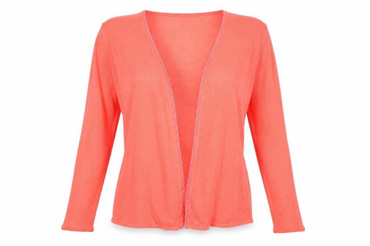 Debbie Morgan Womens Orange   Cardigan Jumper Size M