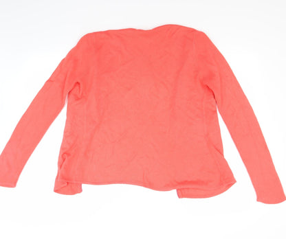 Debbie Morgan Womens Orange   Cardigan Jumper Size M