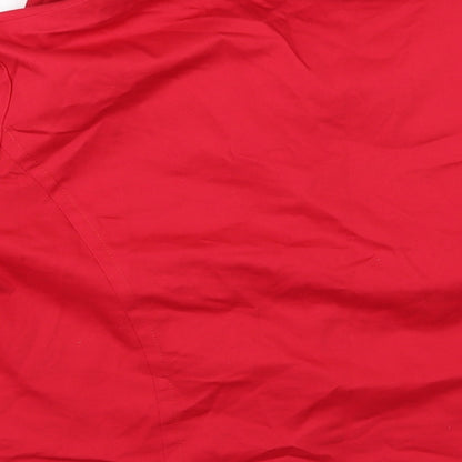 Agenda Womens Red  Denim Jacket  Size 24