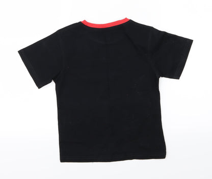 Kiwi Planet Boys Black  Jersey Basic T-Shirt Size 6 Years  - New Zealand