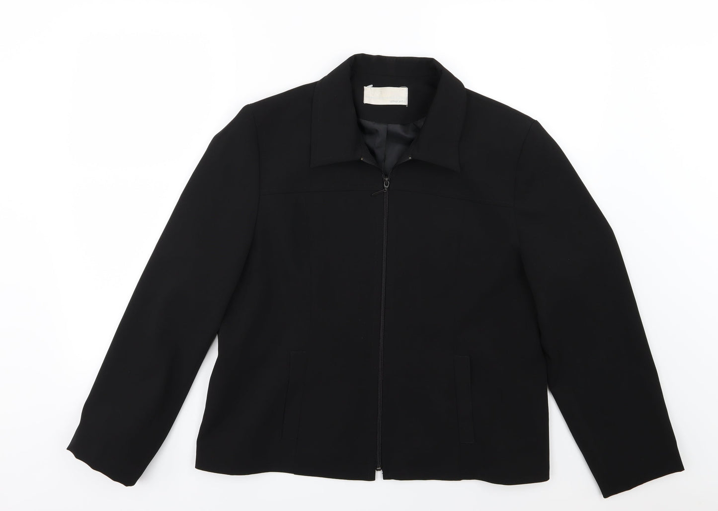 Womens UK Size 18 AMARANTO Black Jacket