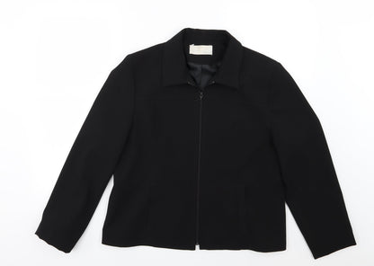 Womens UK Size 18 AMARANTO Black Jacket