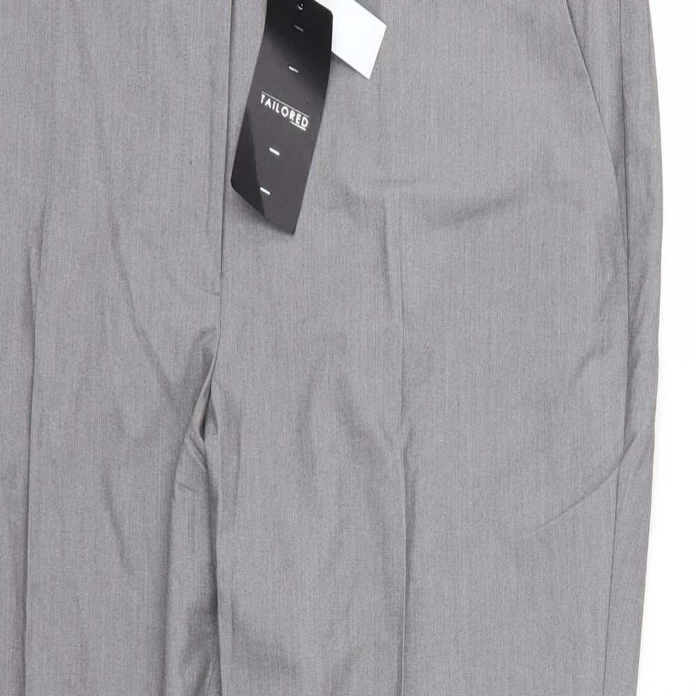 Capsule Womens Grey  Rayon Trousers  Size 20 L25 in - Short Leg