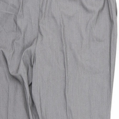 Capsule Womens Grey  Rayon Trousers  Size 20 L25 in - Short Leg
