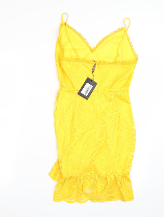 Love & Other things Womens Yellow   A-Line  Size S