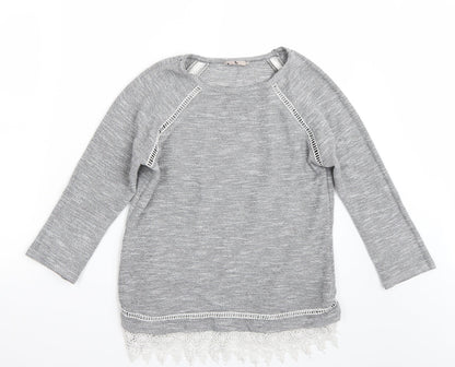 TU Womens Grey   Basic T-Shirt Size 10