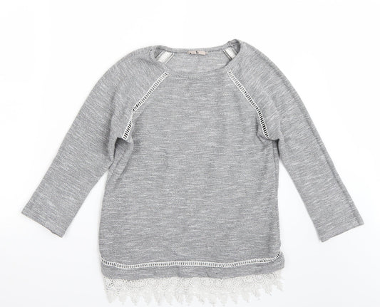 TU Womens Grey   Basic T-Shirt Size 10