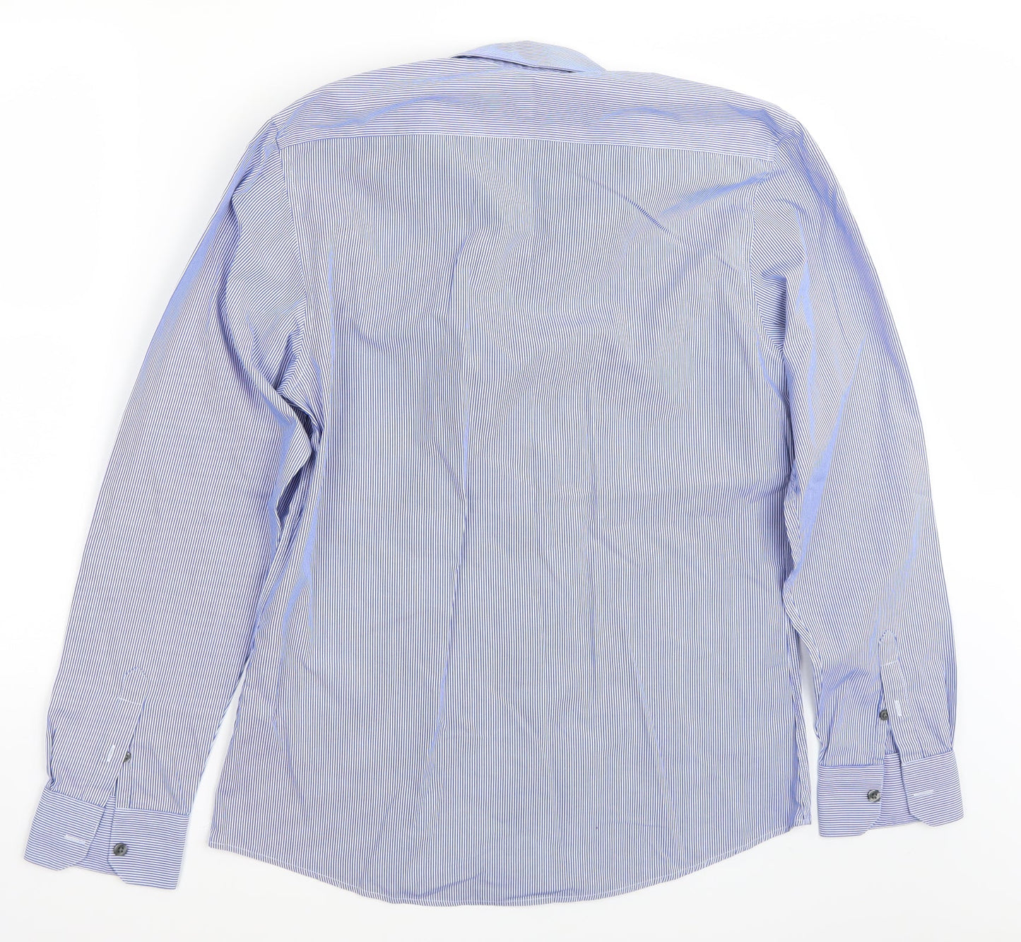 Riverisland Mens Blue    Button-Up Size M