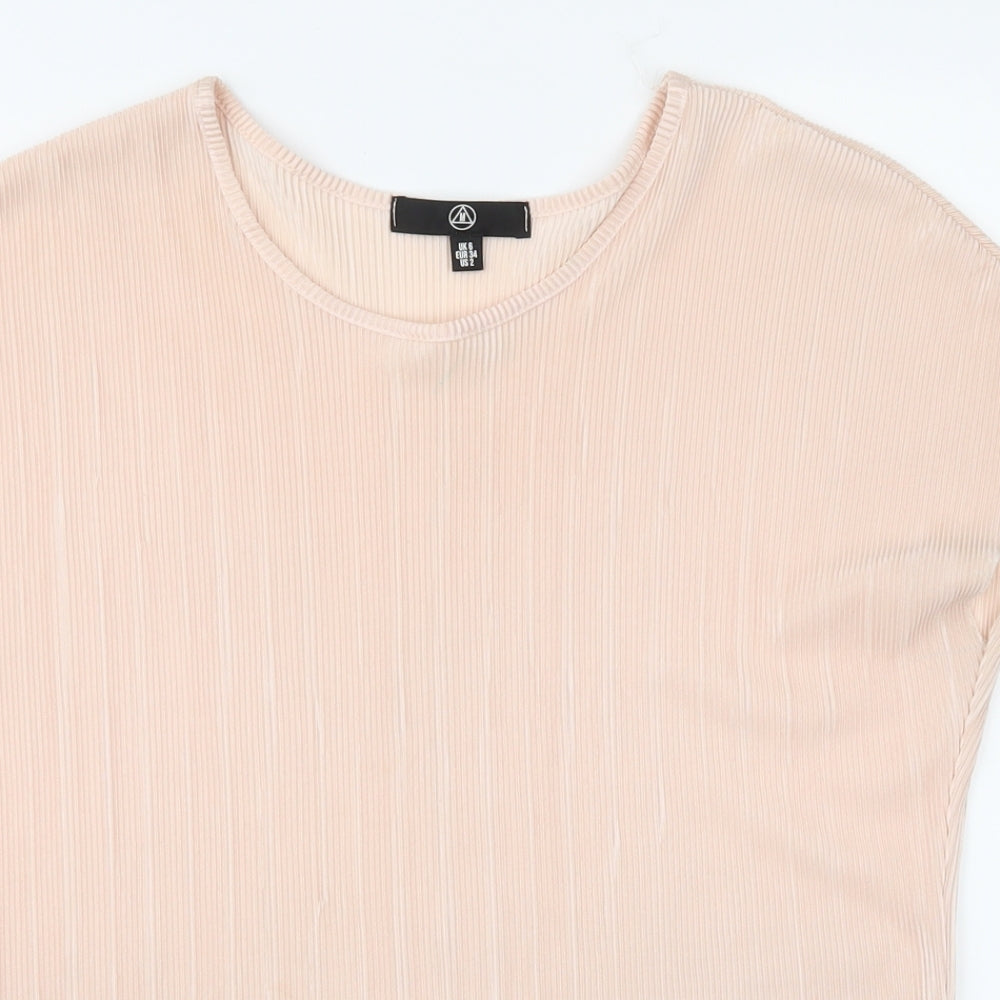 Missguided Womens Pink   Basic Blouse Size 6