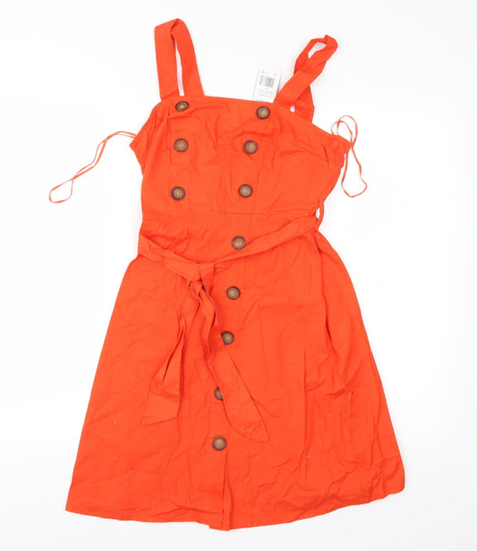 Select Womens Red   Fit & Flare  Size 8