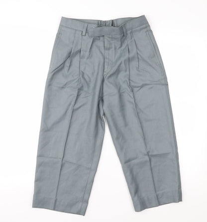 Preworn Mens Grey   Cropped Trousers Size 28 in L20 in