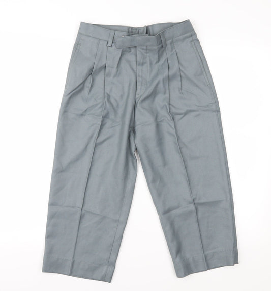 Preworn Mens Grey   Cropped Trousers Size 28 in L20 in