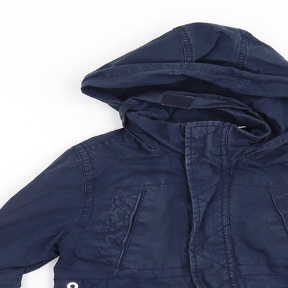 Gap Boys Blue   Overcoat Coat Size 4-5 Years