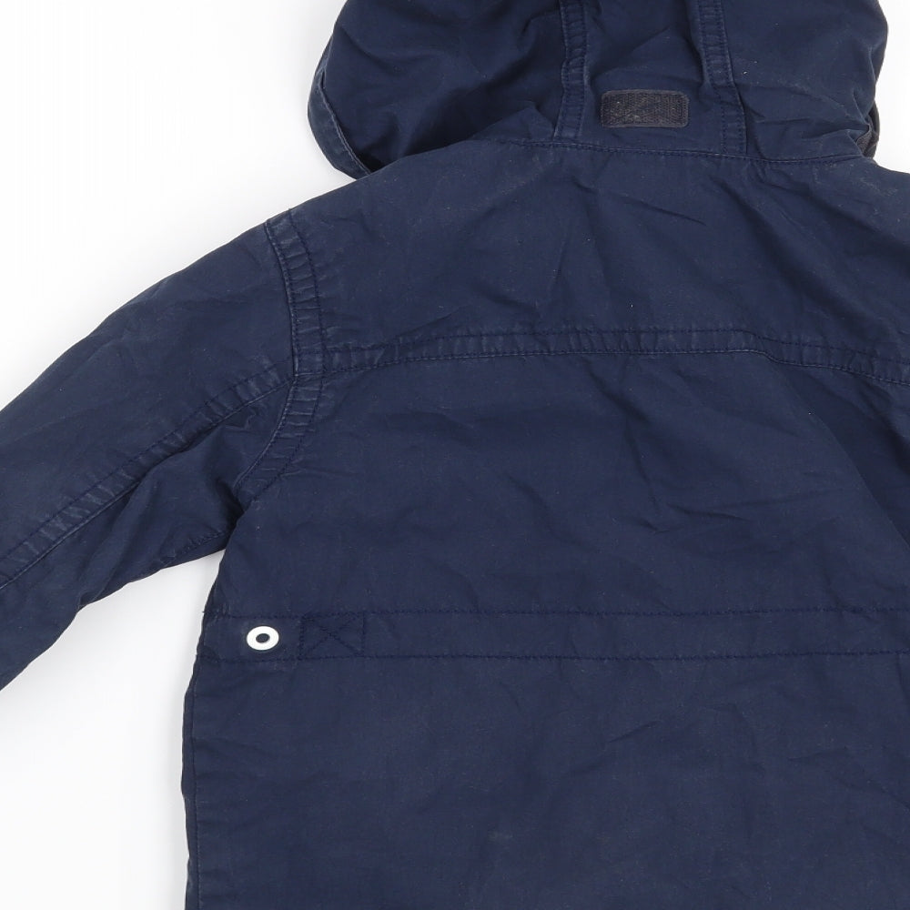 Gap Boys Blue   Overcoat Coat Size 4-5 Years
