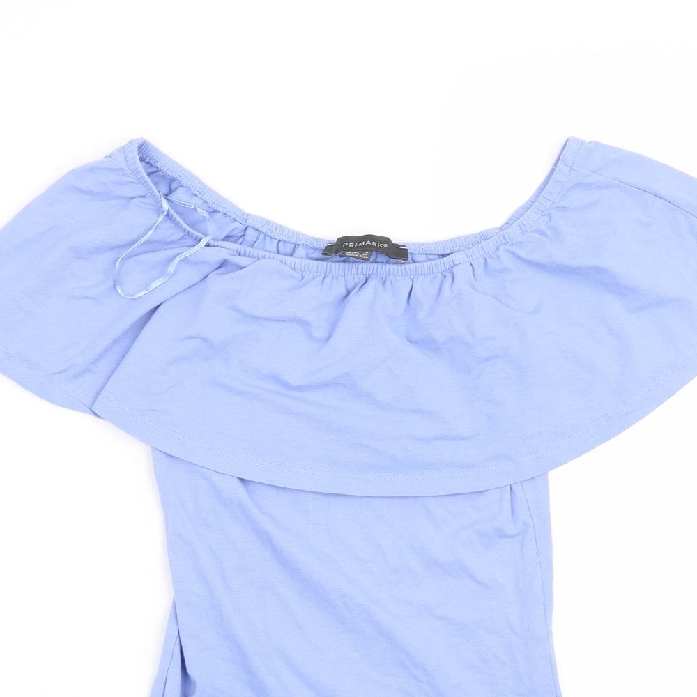 Primark Womens Blue   Basic Blouse Size 4