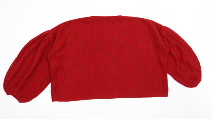 Primark Womens Red   Pullover Jumper Size 6