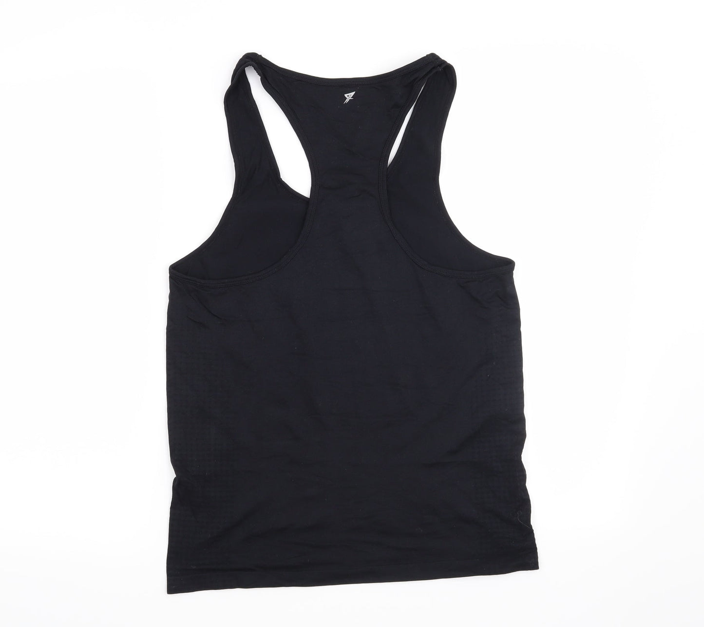 Womens UK Size 14 Workout Black Basic T-Shirt