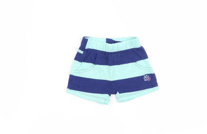 tuc tuc Boys Blue Striped  Sweatpants Trousers Size 6-9 Months