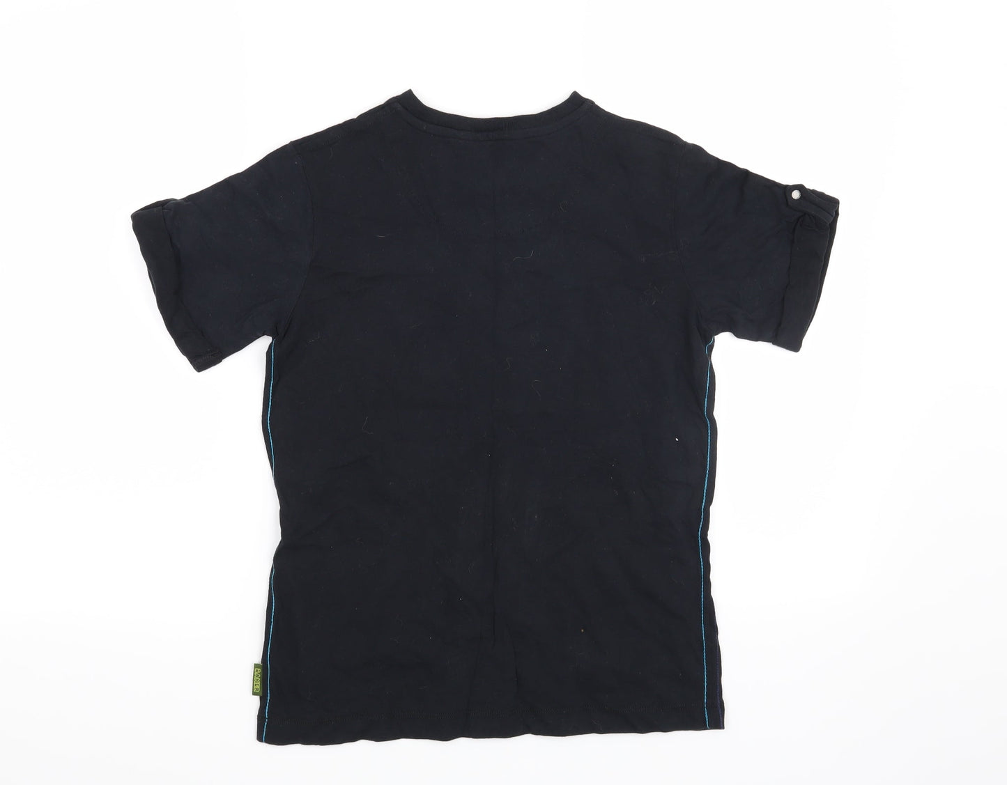 Ted Baker Boys Black   Basic T-Shirt Size 11 Years