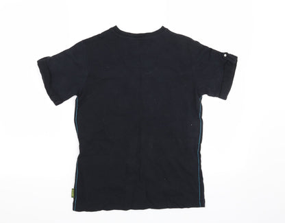 Ted Baker Boys Black   Basic T-Shirt Size 11 Years
