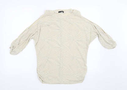 Quiz Womens Beige   Basic Blouse Size 12