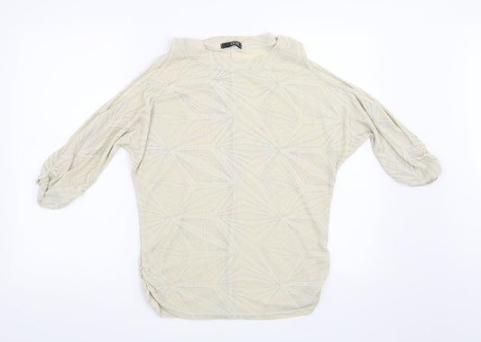 Quiz Womens Beige   Basic Blouse Size 12