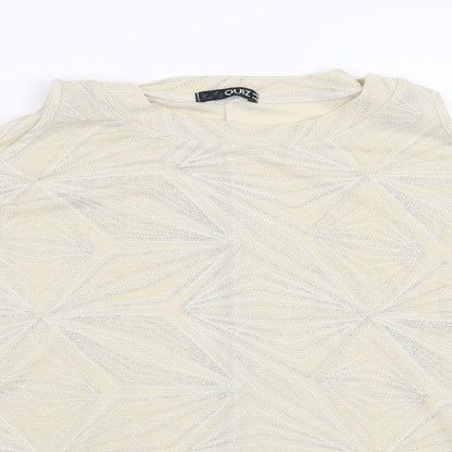 Quiz Womens Beige   Basic Blouse Size 12