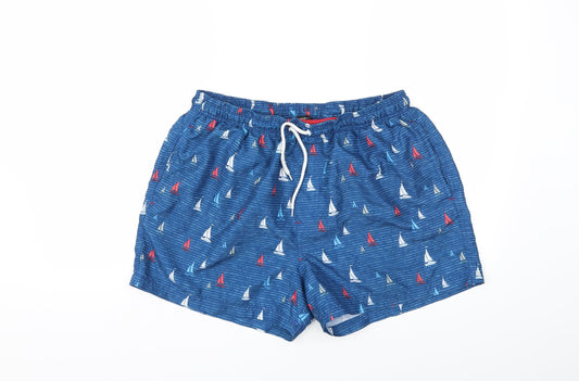 PEP&CO Mens Blue   Bermuda Shorts Size L