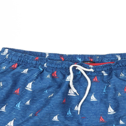 PEP&CO Mens Blue   Bermuda Shorts Size L