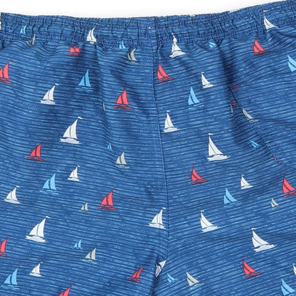 PEP&CO Mens Blue   Bermuda Shorts Size L