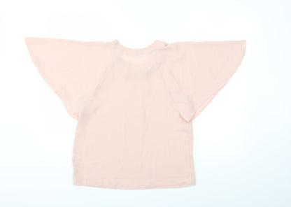 Womens UK Size 10 Atmosphere Pink Basic Blouse
