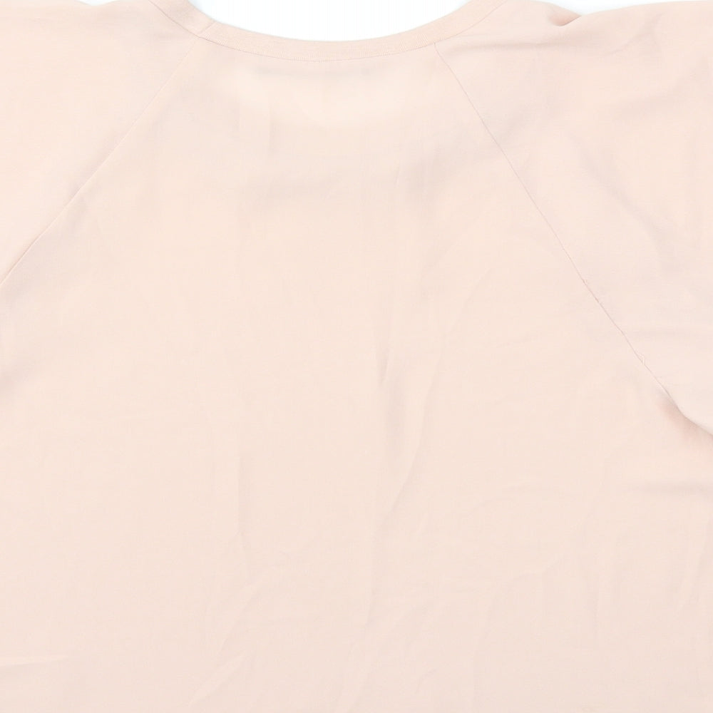 Womens UK Size 10 Atmosphere Pink Basic Blouse