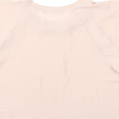 Womens UK Size 10 Atmosphere Pink Basic Blouse