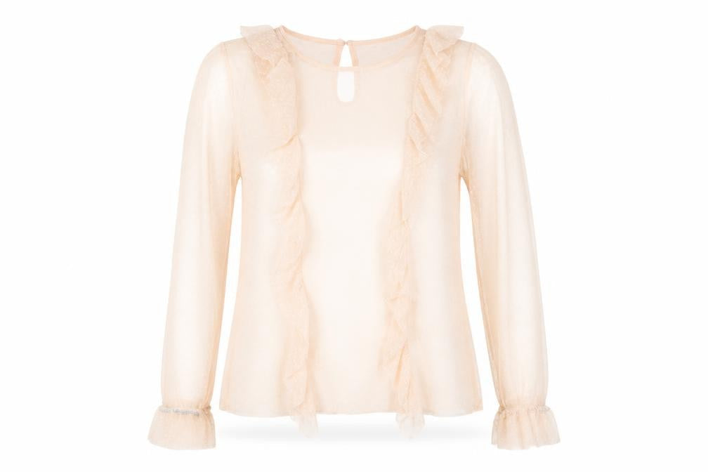 Womens UK Size 10 Pink Vanilla Pink Basic Blouse