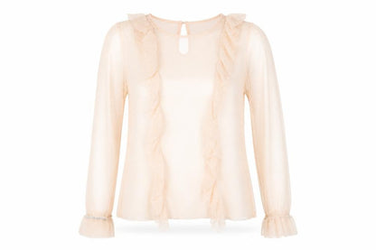 Womens UK Size 10 Pink Vanilla Pink Basic Blouse