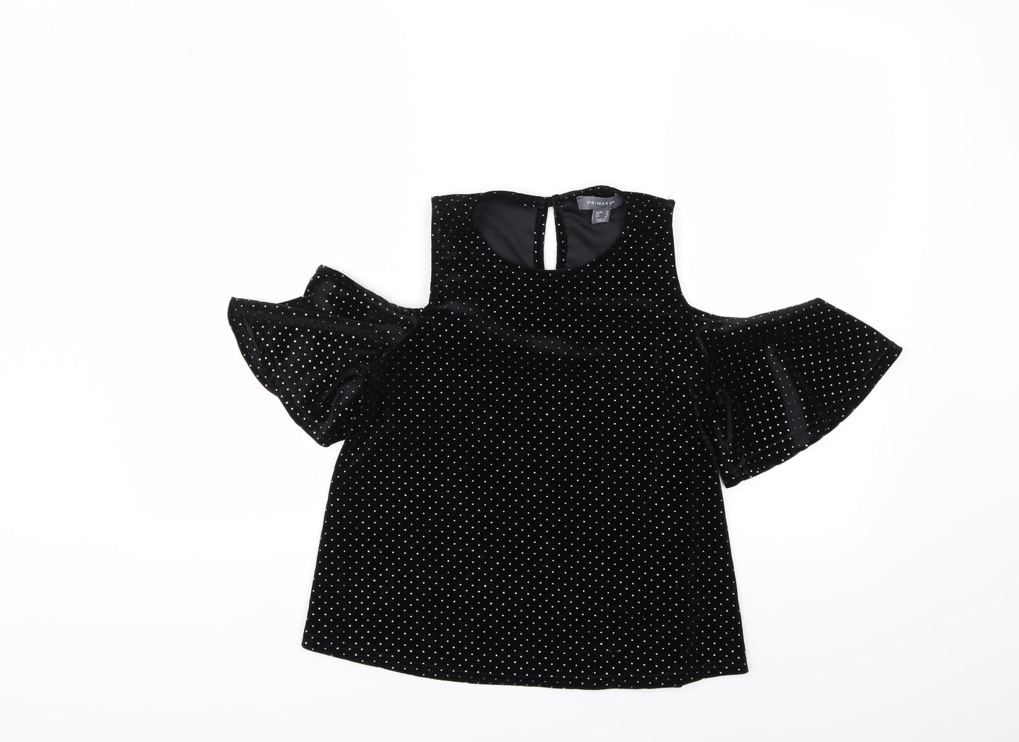 Womens UK Size 10 Atmosphere Black Basic Blouse