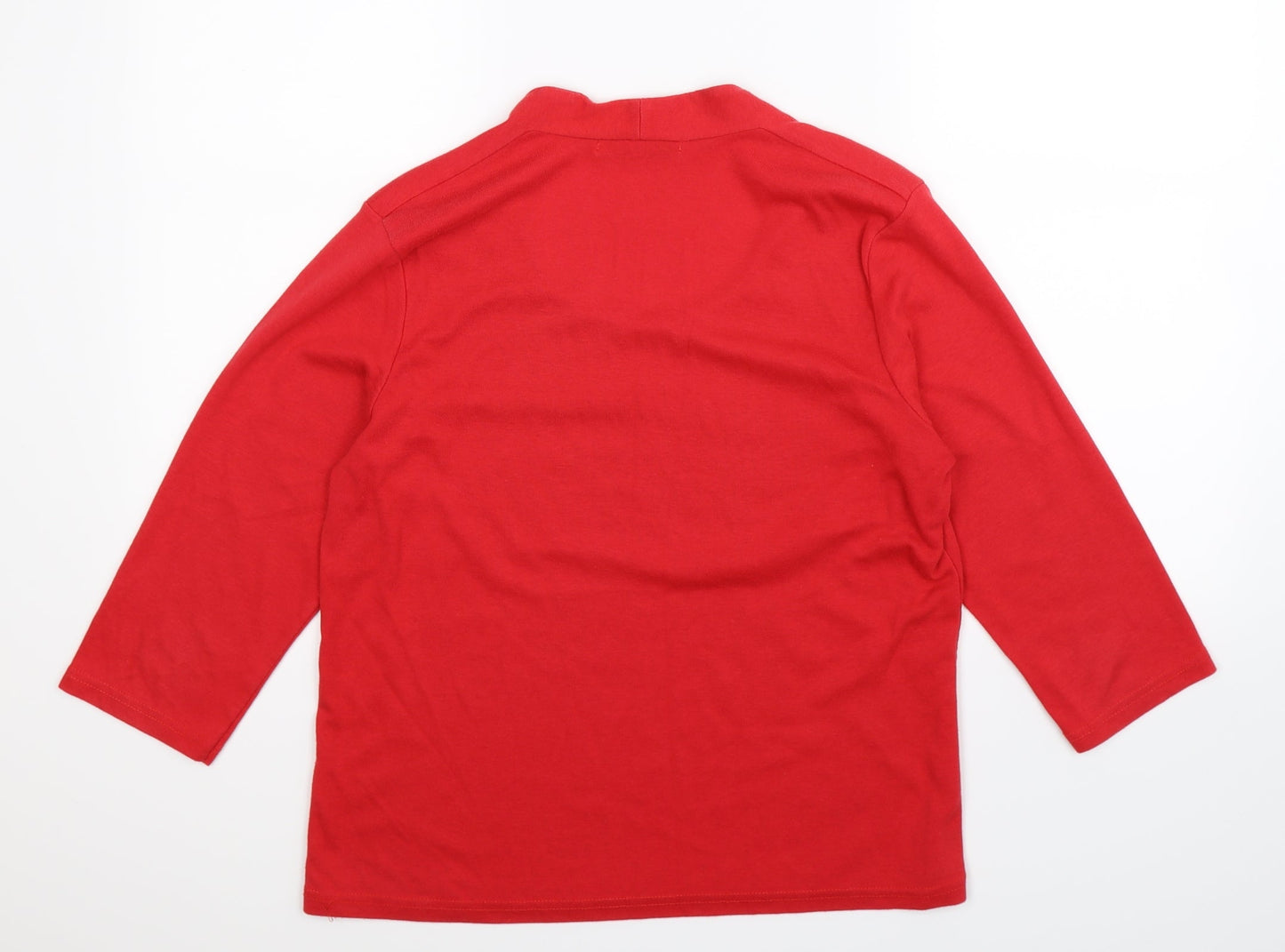 Emreco Womens Red   Pullover Sweatshirt Size 14