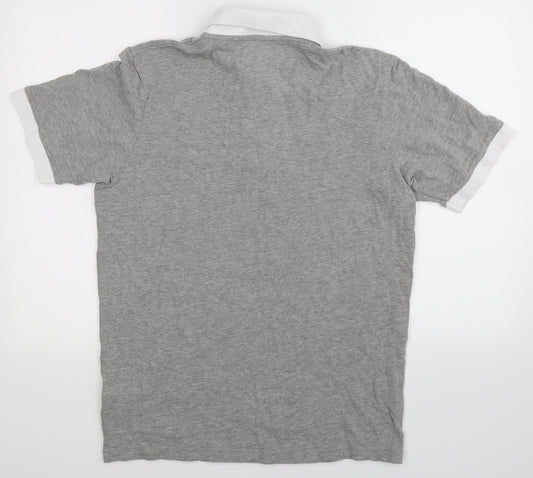 Bad Rhino Mens Grey    Polo Size M