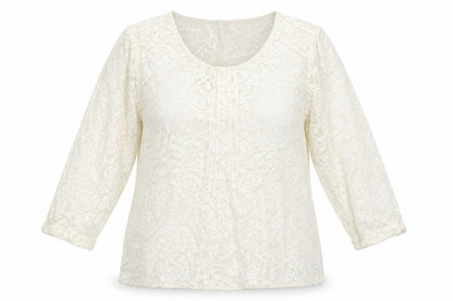 Front view of George women’s white knit jumper, size UK 12