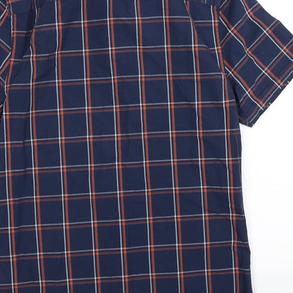 F&F Mens Blue Check   Button-Up Size S