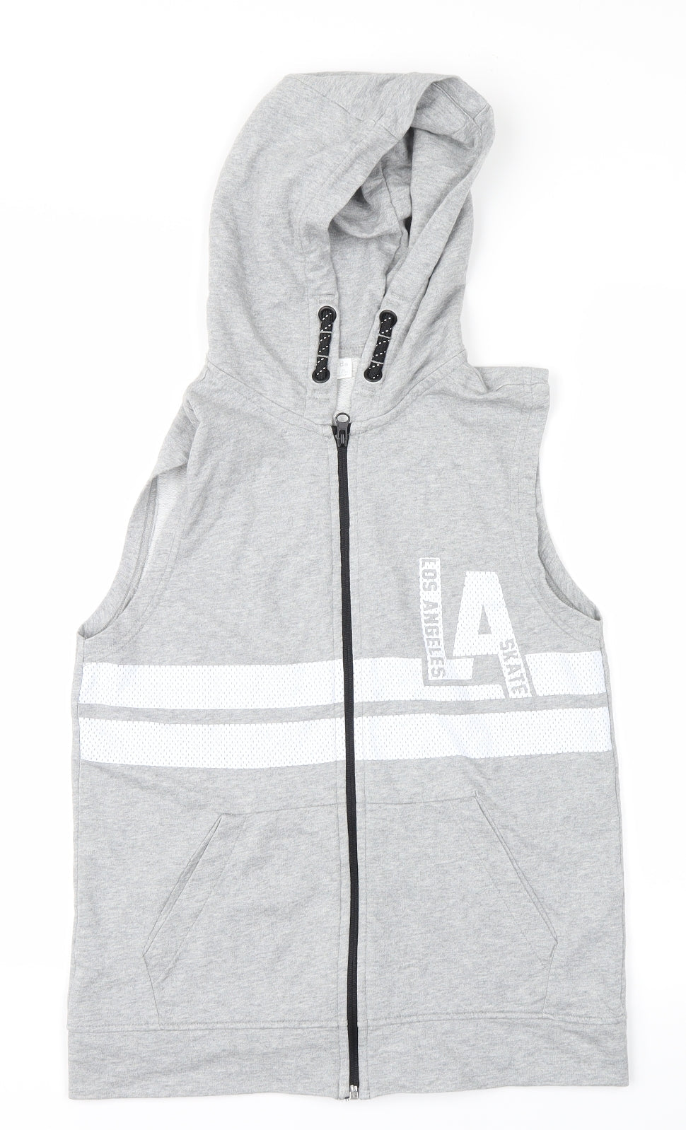 F&F Boys Grey   Full Zip Hoodie Size 10-11 Years