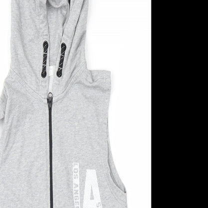 F&F Boys Grey   Full Zip Hoodie Size 10-11 Years